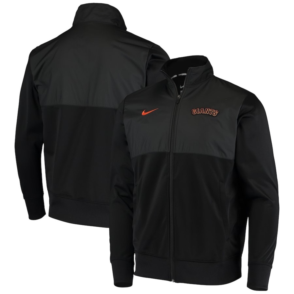NWT SF Giants Nike Black Full-Zip Track Jacket